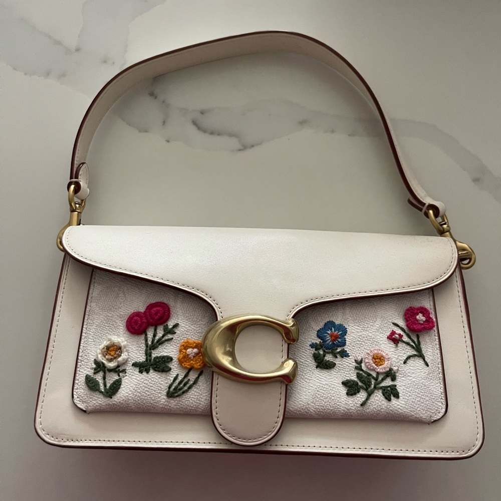 Coach Tabby - Signature leather/ crochet details on front